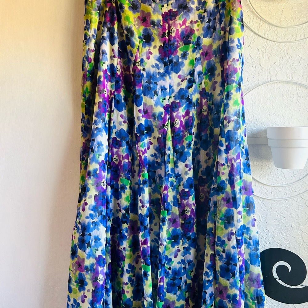 Jones New York Vibrant Floral Maxi Skirt